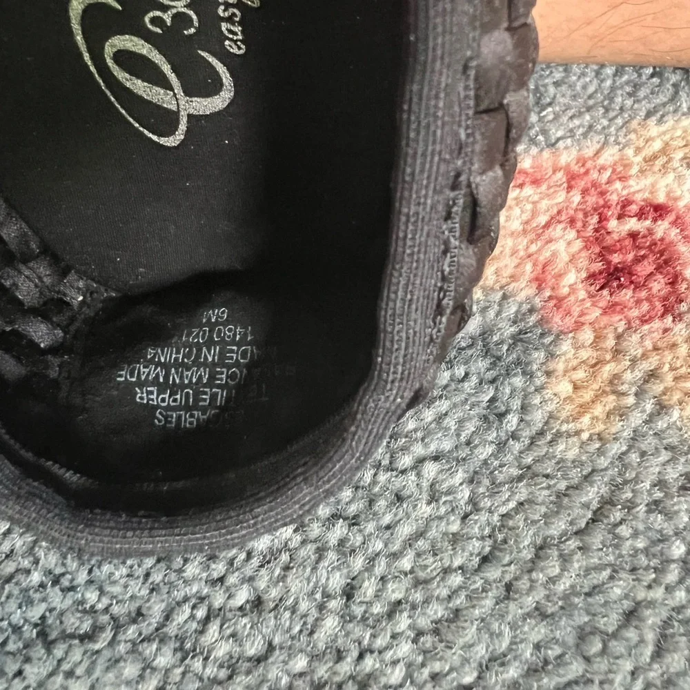 Easy Spirit Black Woven Flats - Picture 4 of 5